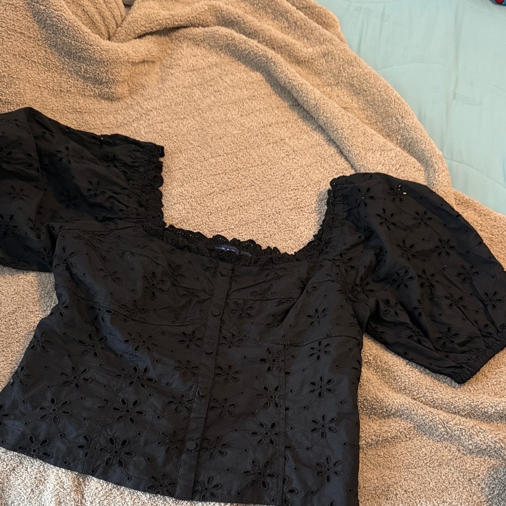 Eyelet Women's Top